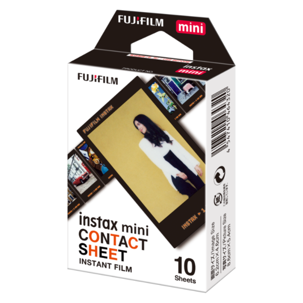 instax mini contact sheet instant film