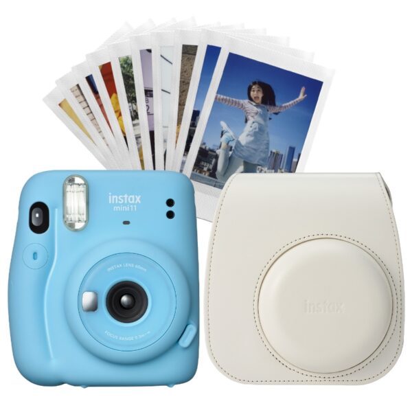 kit cámara Instax Mini 11 azul